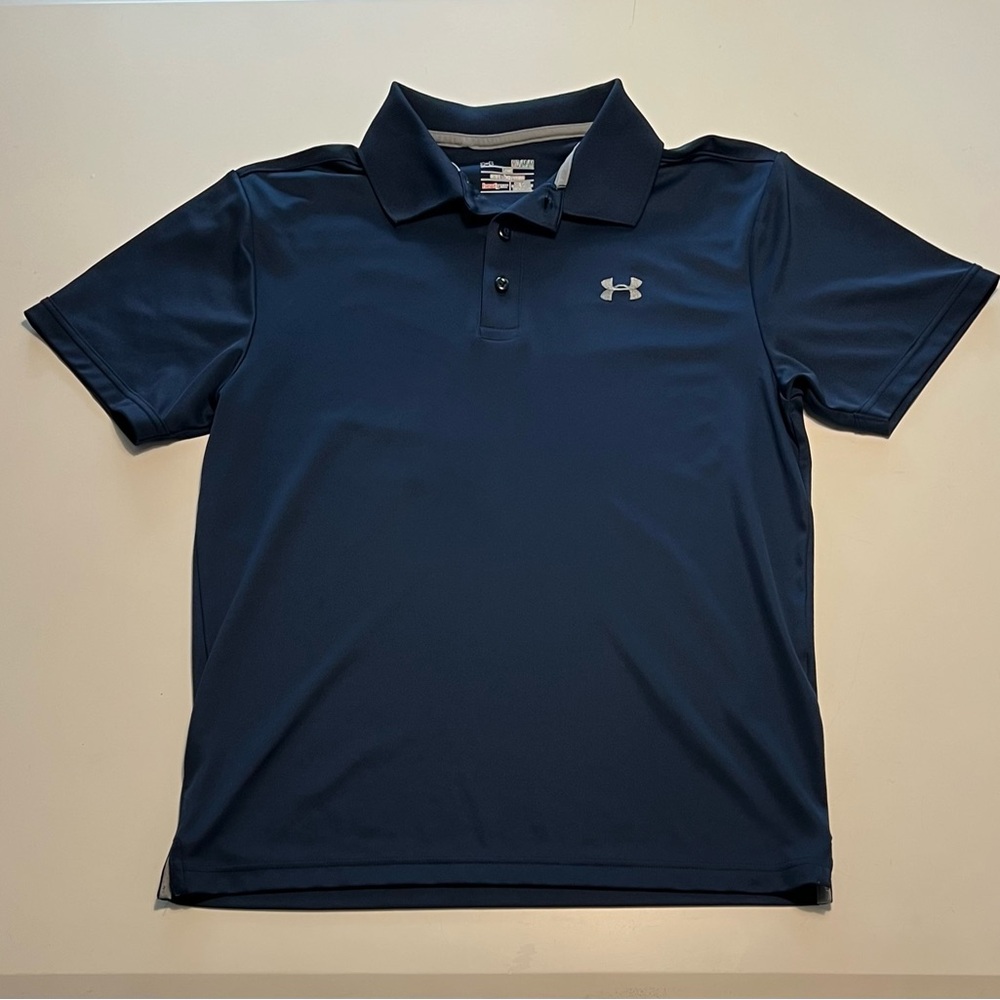 Under Armour Navy Golf Shirt